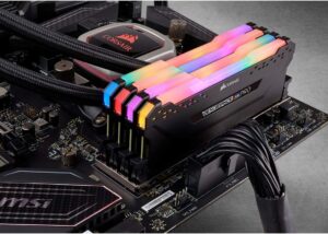  RAM Corsair Vengeance RGB 32GB DDR4 3000 (PC4-24000) C16 Desktop Memory – Black (CMW128GX4M4D3000C16) Compatible Devices Intel Z390,Intel X299