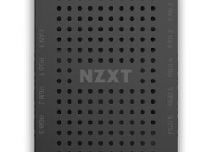 NZXT RGB & Fan Controller - AC-CRFR0-B1 , 6 RGB Lighting Channels - 3 Fan Channels - RGB Lighting Customization - Black