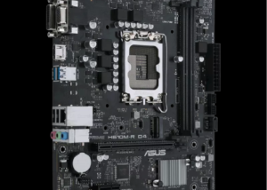 ASUS PRIME H610M-R D4-SI DDR4 MOTHERBOARD Intel® H610 (LGA 1700) mic-ATX motherboard with DDR4, PCIe 4.0, M.2 slot, Realtek 1 Gb Ethernet, HDMI®,D-Sub, DVI