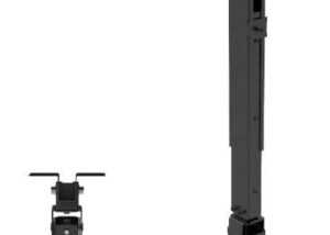 SKYPRO , Universal Projector Ceiling Mount , 43 TO 65 cm - Black , 2-In-1 design can be installed as a Flush mount or Telescopic with height 43 - 65 cm