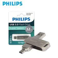 PHILIPS USB 3.0 FLASH DRIVE 32GB FLASH SNAP OTG TYPE-C
