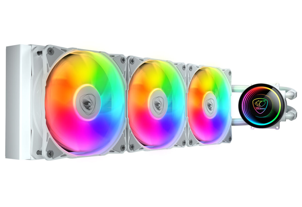 COUGAR POSEIDON ELITE ARGB 360 WHITE LIQUID COOLER - Image 2