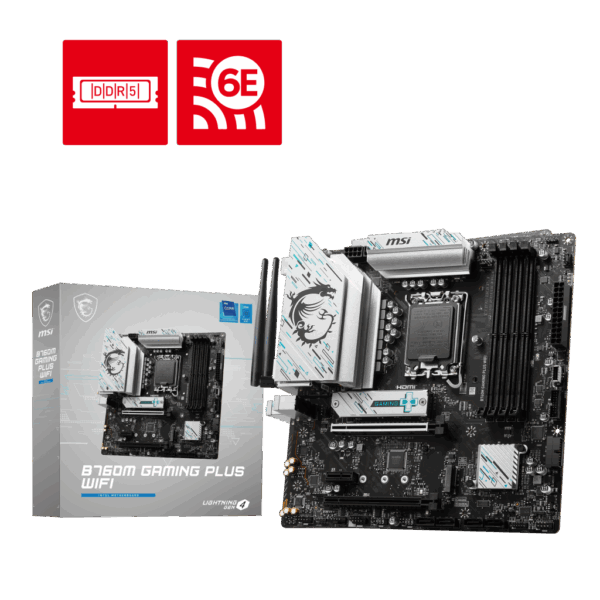 MSI B760M Gaming Plus WiFi DDR5 Motherboard