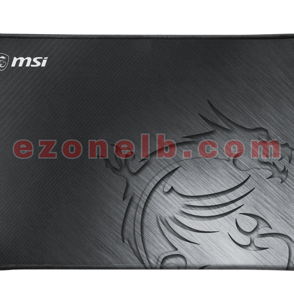 MSI Agility GD21 Gaming Mouse Pad from EXPERT ZONE MSI Agility GD21 Premium Gaming Mouse Pad, Standard Medium Size, Smooth Silk Fabric, Anti-Slip Natural Rubber Base, Extra Soft, 320mm(L) x 220mm(W) x 3mm(H)