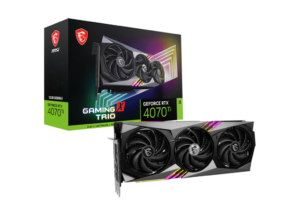 MSI GeForce RTX 4070 Ti GAMING X TRIO Graphics Card, 12GB GDDR6X