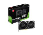 MSI - NVIDIA RTX 3050 VENTUS 2X XS 8G OC - 8GB GDDR6 - PCI Express 4.0 - Ampere Architecture Graphics Card - Dual Fan Thermal Design - Black