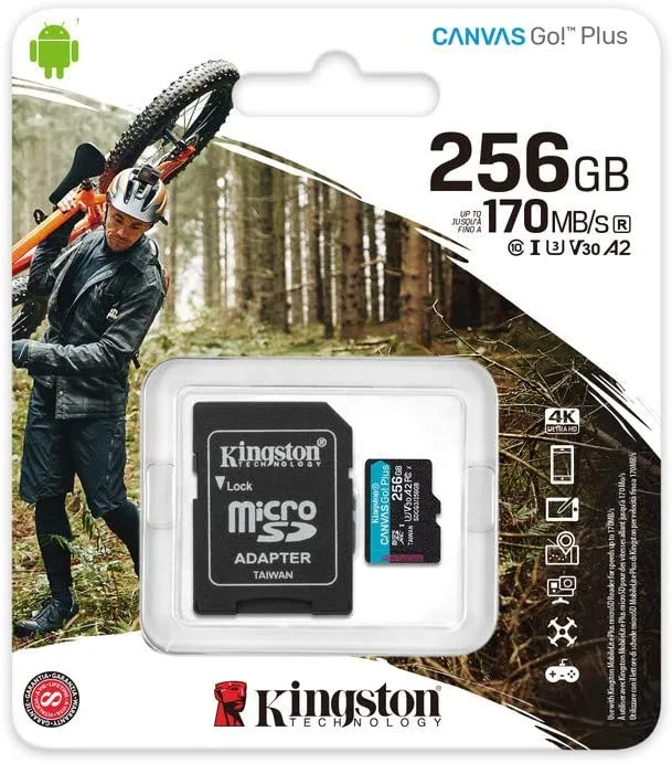 MICRO SD CARD KINGSTON 256GB 170MB/S - Image 1