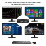 KVM Switch USB 2.0 4 PORTS Compatible with Computer Sharing Video Mouse Keyboard Monitor (KVM41UA) - Image 4