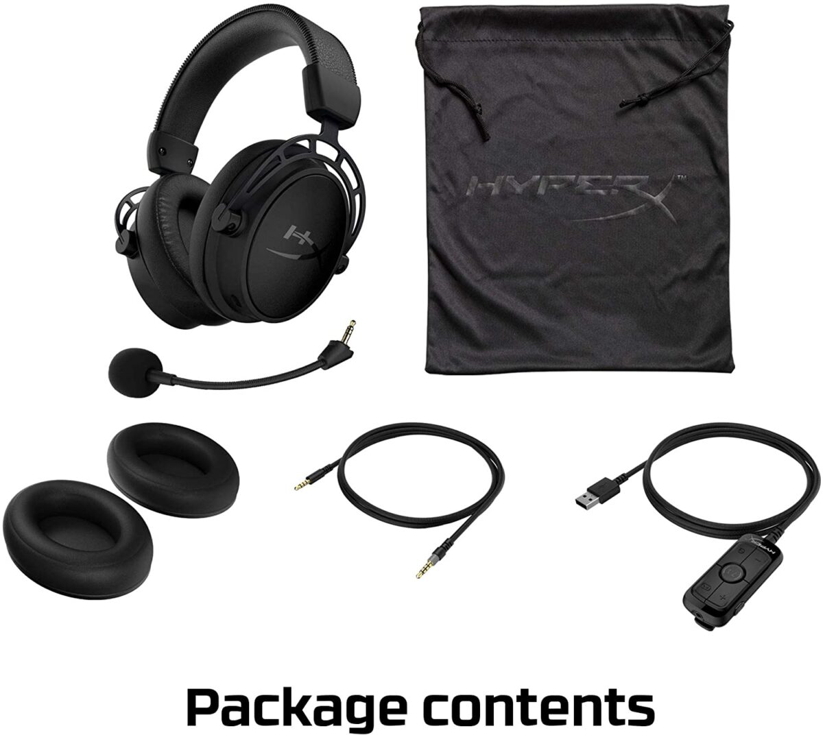 HyperX Cloud Alpha S - Gaming Headset (HX-HSCAS-BL/WW) - Image 2