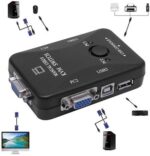 KVM Switch Video Mouse Keyboard Monitor 2 PORTS