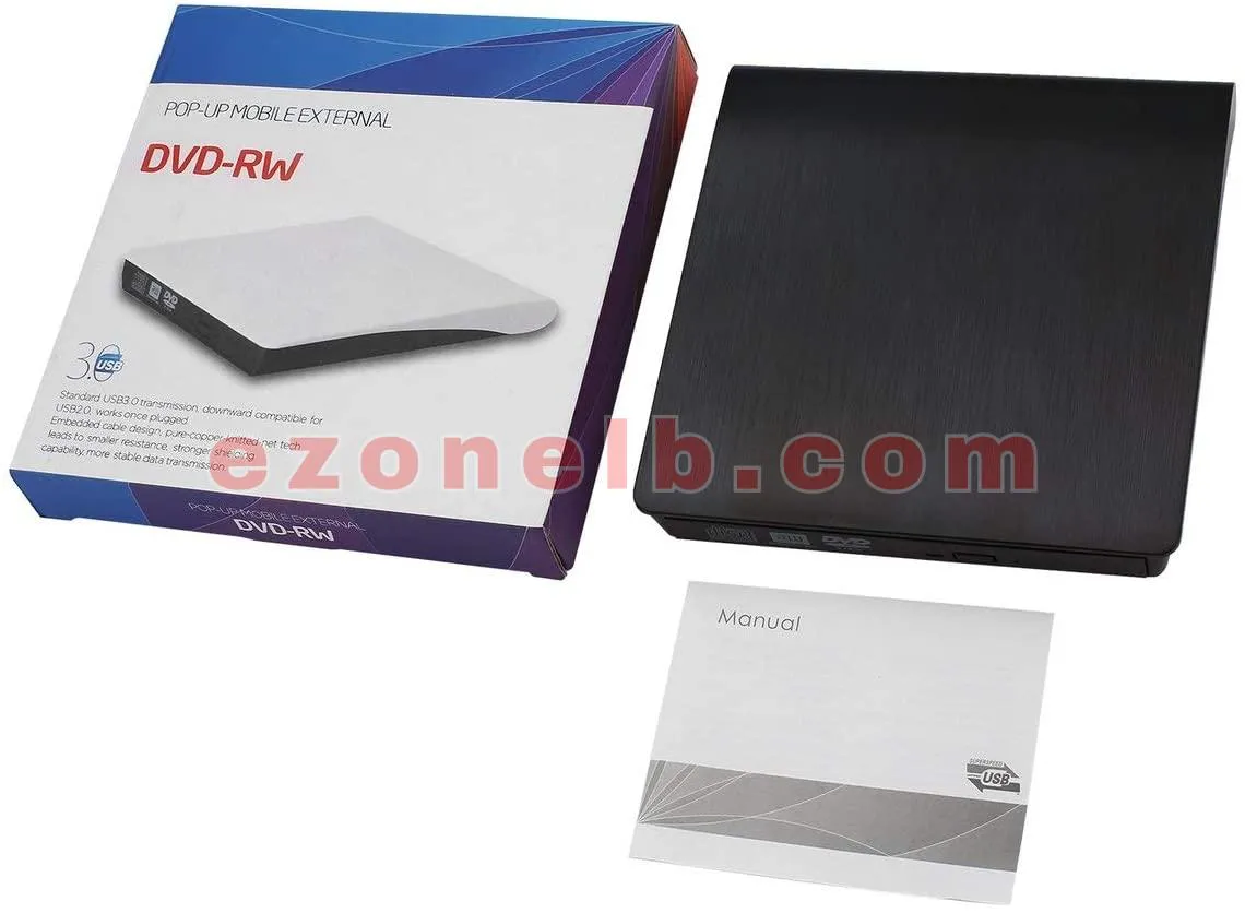 61gPiQ9TvNL._AC_SL1225_ Pop-up Mobile Portable External DVD RW CD Player Burner - Image 1