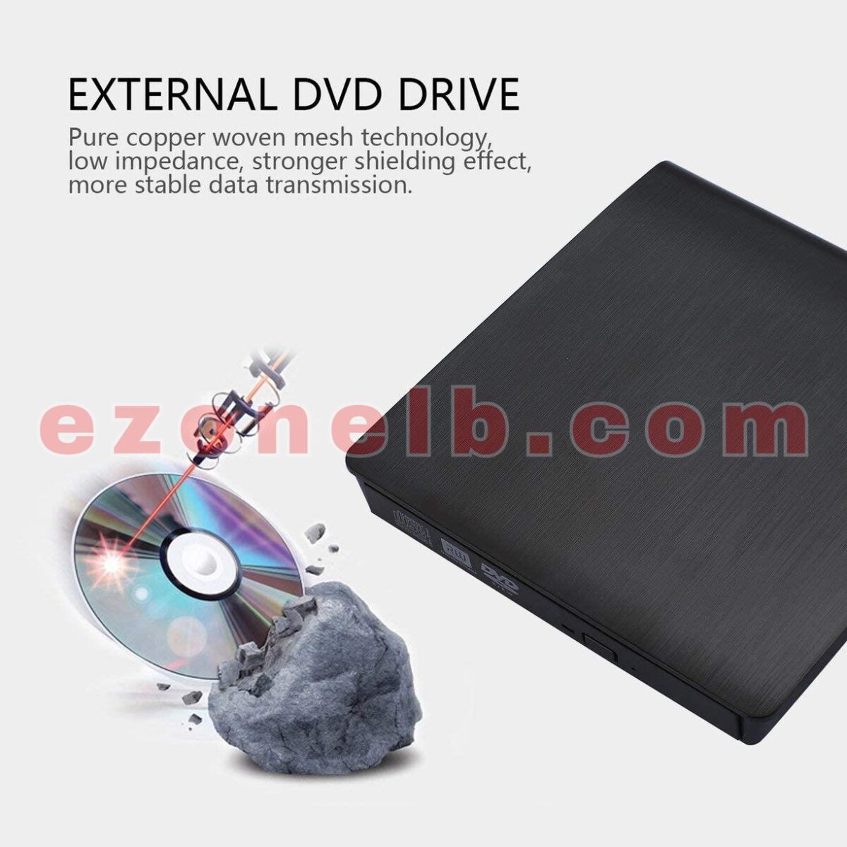 Pop-up Mobile Portable External DVD RW CD Player Burner - Image 2