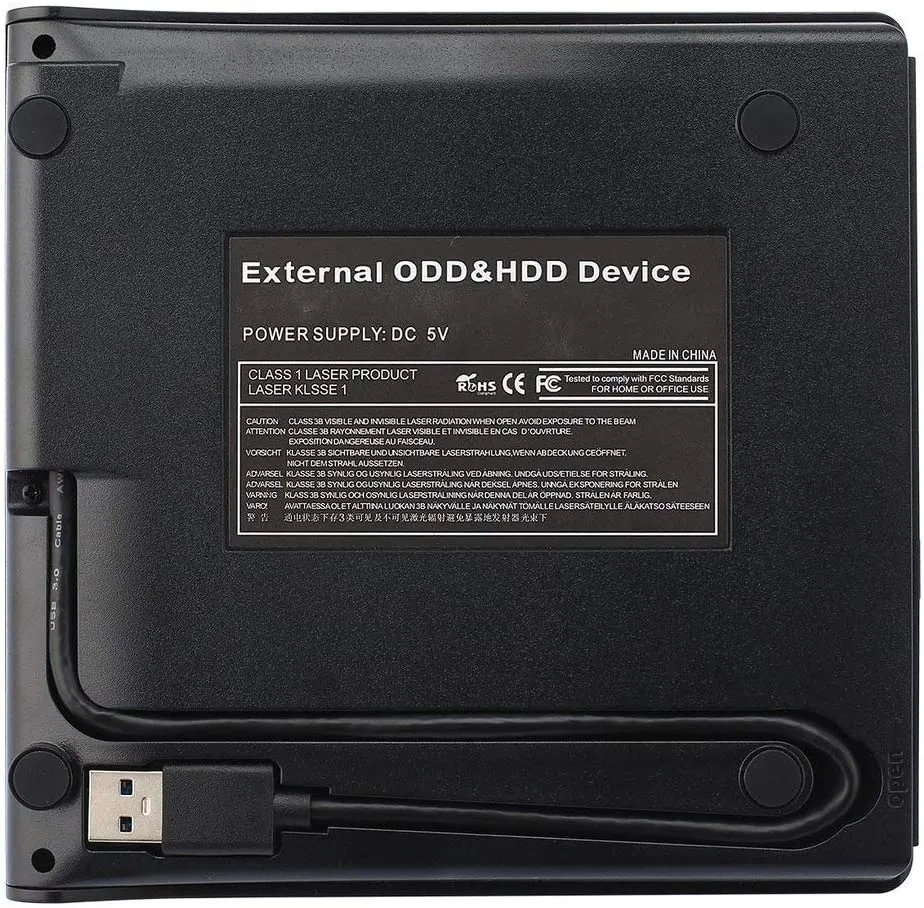 Pop-up Mobile Portable External DVD RW CD Player Burner - Image 4