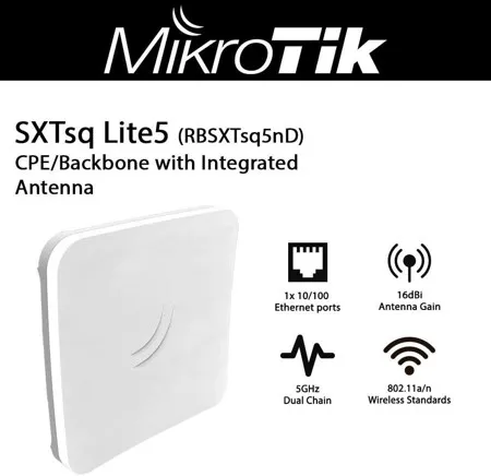 0001193_sxtsq-lite5_450 MikroTik SXT SQ Lite5 16dBi 5GHz Dual Chain Integrated - Image 1
