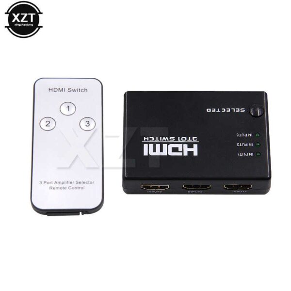 3 Port 1080P HDMI Switcher Video HDMI Switch