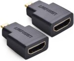 Micro HDMI Male to HDMI Female Adapter UGREEN 20106 - Image 2