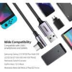 UGREEN USB TO USB-C Angled 5V/3A Fast CABLE 2M - Image 2