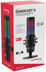 HyperX QuadCast S – RGB USB Condenser Microphone