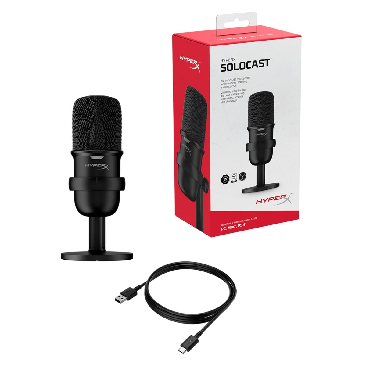 HyperX SoloCast – USB Condenser Gaming Microphone - Image 2