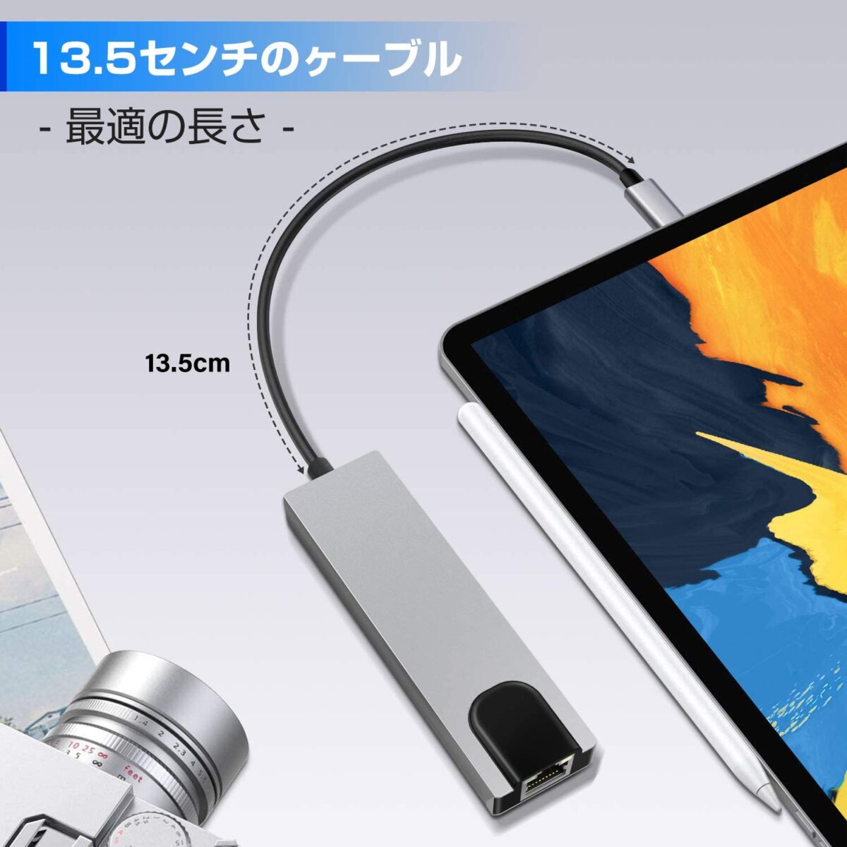 USB Hub 5 in 1 type-c Converter Adapter USB LAN Port Ethernet 4k Resolution hdmi USB 3.0 Ports x 2 High Speed Data Transfer Type C Fast PD Charging Compatible with USB C Devices Including PS4 MacBook Windows  | BYL-2007 - Image 8