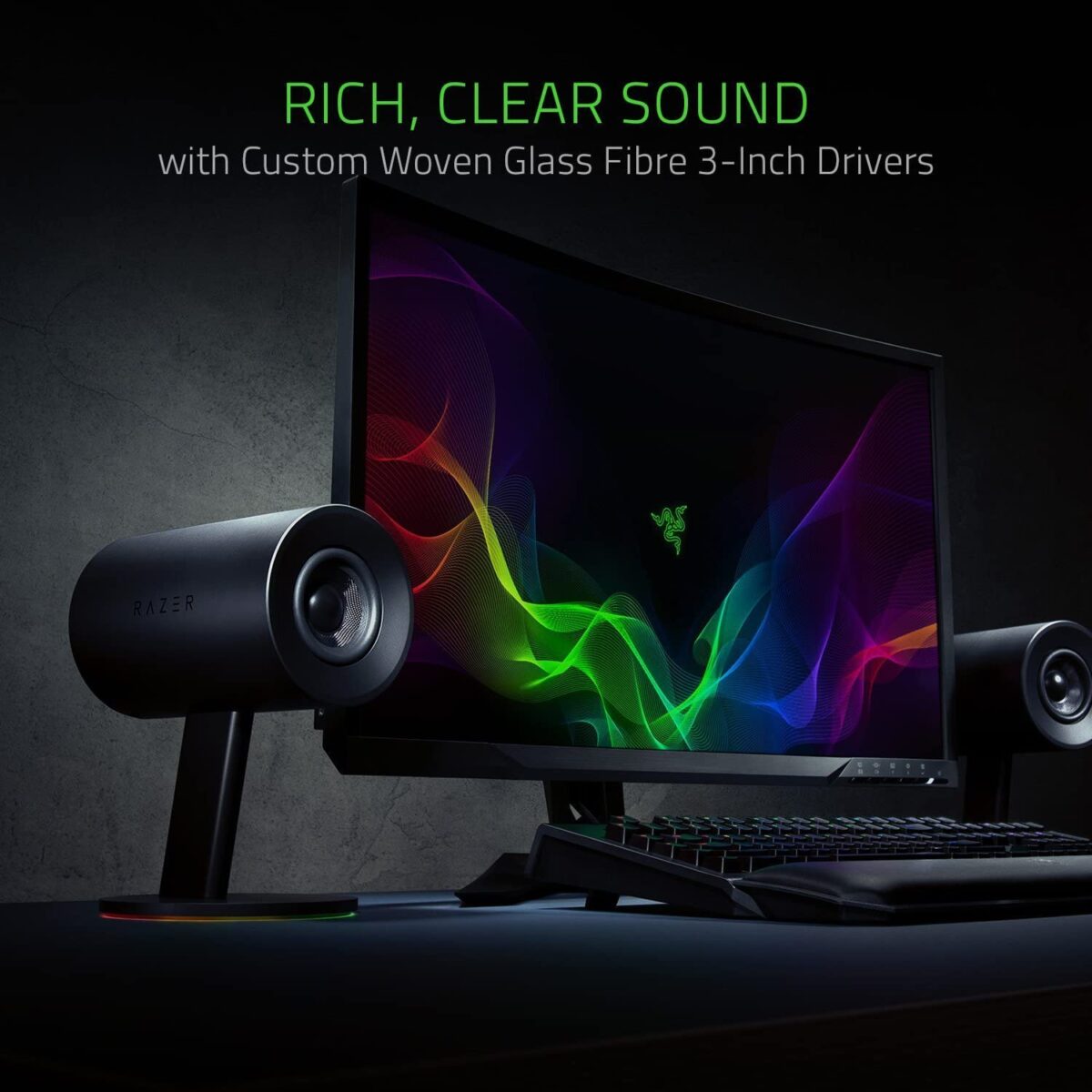 Razer Nommo Chroma Gaming Speakers - Image 3