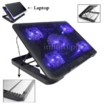 SY-C5  Gaming Laptop Cooler Cooling Pad +1800RPM Fans - Image 2