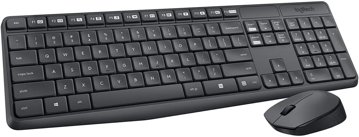Logitech MK235 Wireless Keyboard And Mouse Combo – Full-Size Layout, Spill-Resistant Keys, 36-Month Battery, 2.4GHz USB Receiver, Optical Mouse, Tilt Legs, Supports Windows & ChromeOS – Black - Image 10