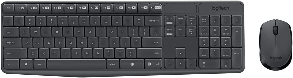 Logitech MK235 Wireless Keyboard And Mouse Combo – Full-Size Layout, Spill-Resistant Keys, 36-Month Battery, 2.4GHz USB Receiver, Optical Mouse, Tilt Legs, Supports Windows & ChromeOS – Black - Image 9