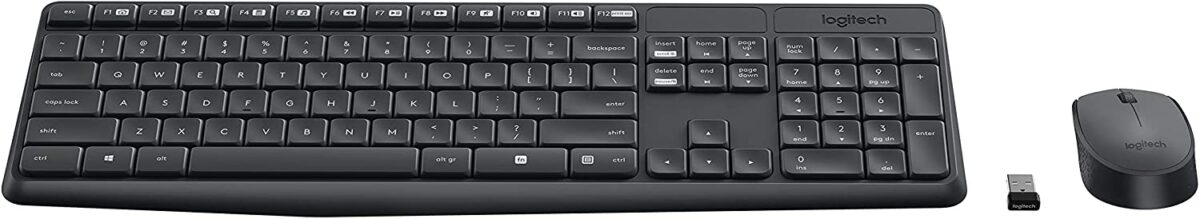 Logitech MK235 Wireless Keyboard And Mouse Combo – Full-Size Layout, Spill-Resistant Keys, 36-Month Battery, 2.4GHz USB Receiver, Optical Mouse, Tilt Legs, Supports Windows & ChromeOS – Black - Image 11
