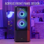 Aerocool Quantum Tempered Glass V2 BLACK - Image 7