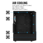 Aerocool Quantum Tempered Glass V2 BLACK - Image 5