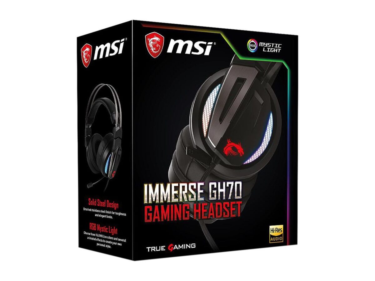 MSI , GAMING  Headset , Immerse GH70 , RGB - Image 4