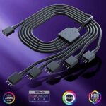 Cooler Master ARGB 1-to-5 Splitter  3-Pin LED Connector - Image 4