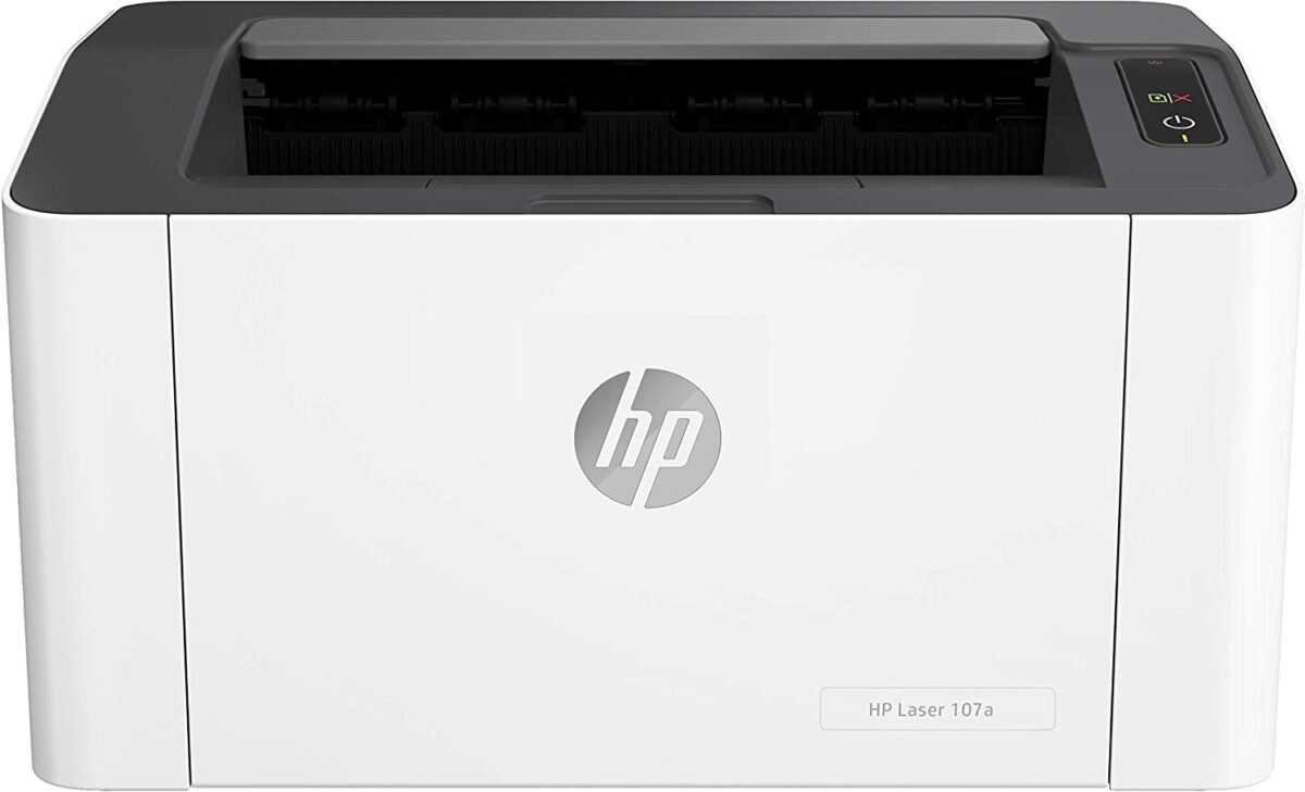 HP LaserJet 107a Mono Printer - White - Image 6