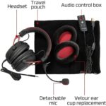 HyperX Cloud II - Gaming Headset, 7.1 Surround Sound, Memory Foam Ear Pads, Durable Aluminum Frame, Detachable Microphone, Works with PC, PS5, PS4, Xbox Series X|S, Xbox One | Red - OPEN BOX - Image 8