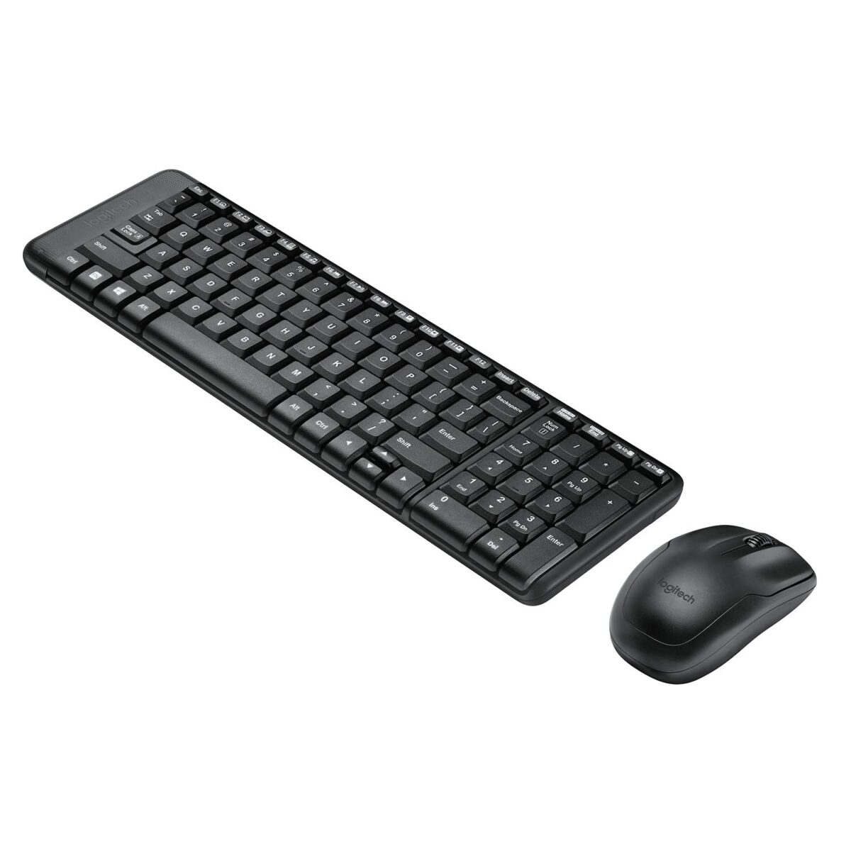 Logitech MK220 Wireless Keyboard And Mouse Combo – Compact Design, Spill-Resistant Keys, Ambidextrous Optical Mouse, 10 m Range, 24-Month Battery Life, USB 2.4GHz  Receiver, Supports Windows & ChromeOS | BLACK - Image 8