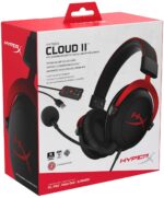 HyperX Cloud II - Gaming Headset, 7.1 Surround Sound, Memory Foam Ear Pads, Durable Aluminum Frame, Detachable Microphone, Works with PC, PS5, PS4, Xbox Series X|S, Xbox One | Red - OPEN BOX - Image 11