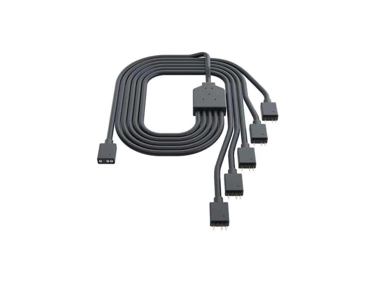 Cooler Master ARGB 1-to-5 Splitter  3-Pin LED Connector - Image 2