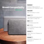 UGREEN 13.3" Laptop Sleeve Case 60985 GRAY - Image 4