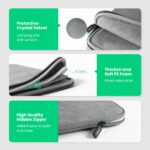 UGREEN 13.3" Laptop Sleeve Case 60985 GRAY - Image 3