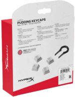 HyperX Pudding Keycaps - Double Shot WHITE - Image 3