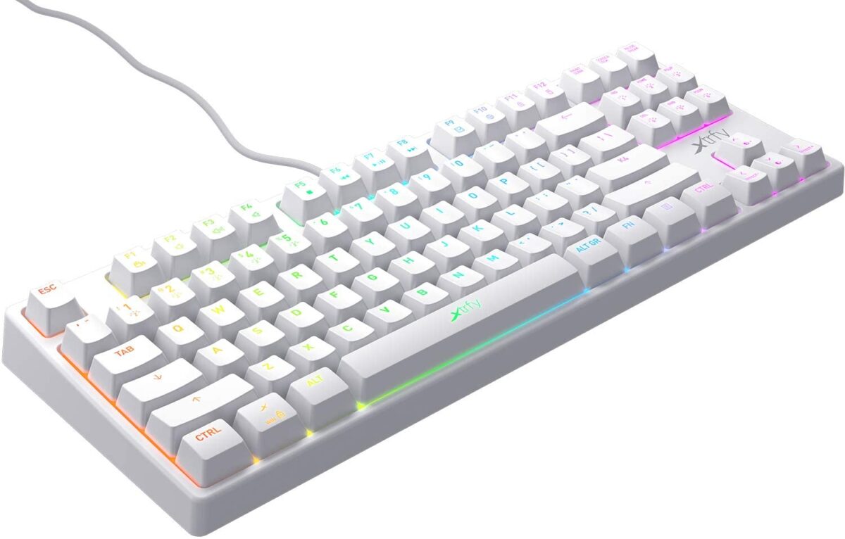 Xtrfy K4 TKL RGB White Compact Mechanical Gaming Keyboard "OPENBOX" - Image 3