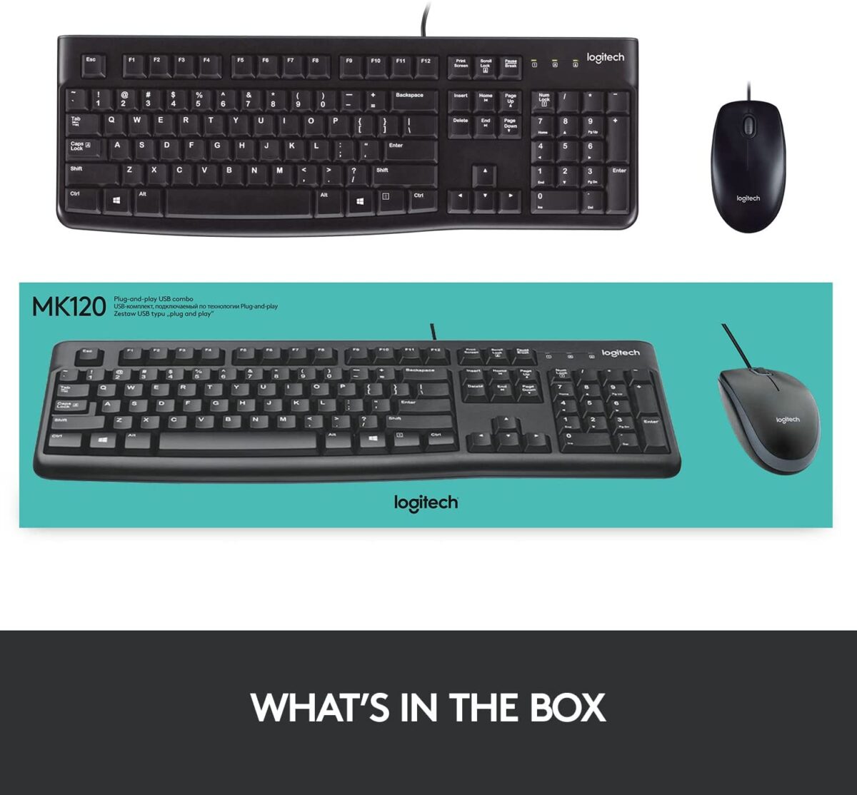 Logitech MK120 Wired Keyboard and Mouse Combo - Image 6