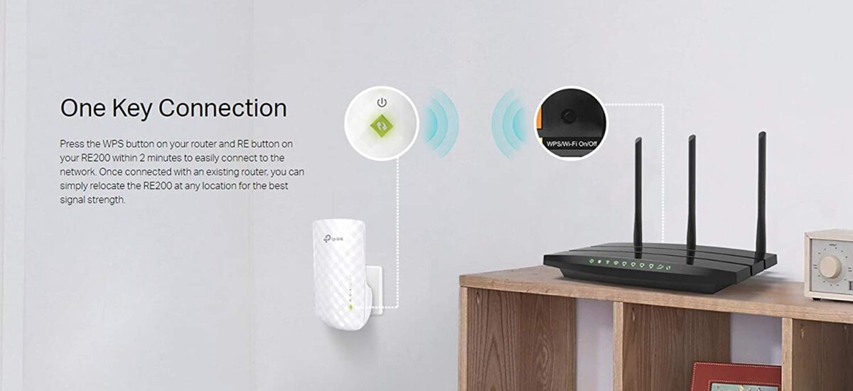 TP-Link AC750 Wifi Range Extender (RE200) - Image 4