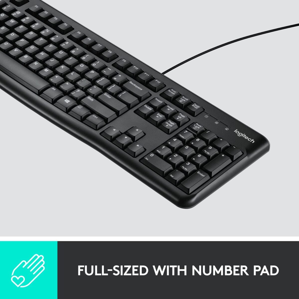Logitech MK120 Wired Keyboard and Mouse Combo - Image 2