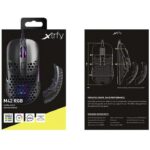 XTRFY M42 RGB Ultra Light Gaming Mouse - BLACK "OPENBOX"