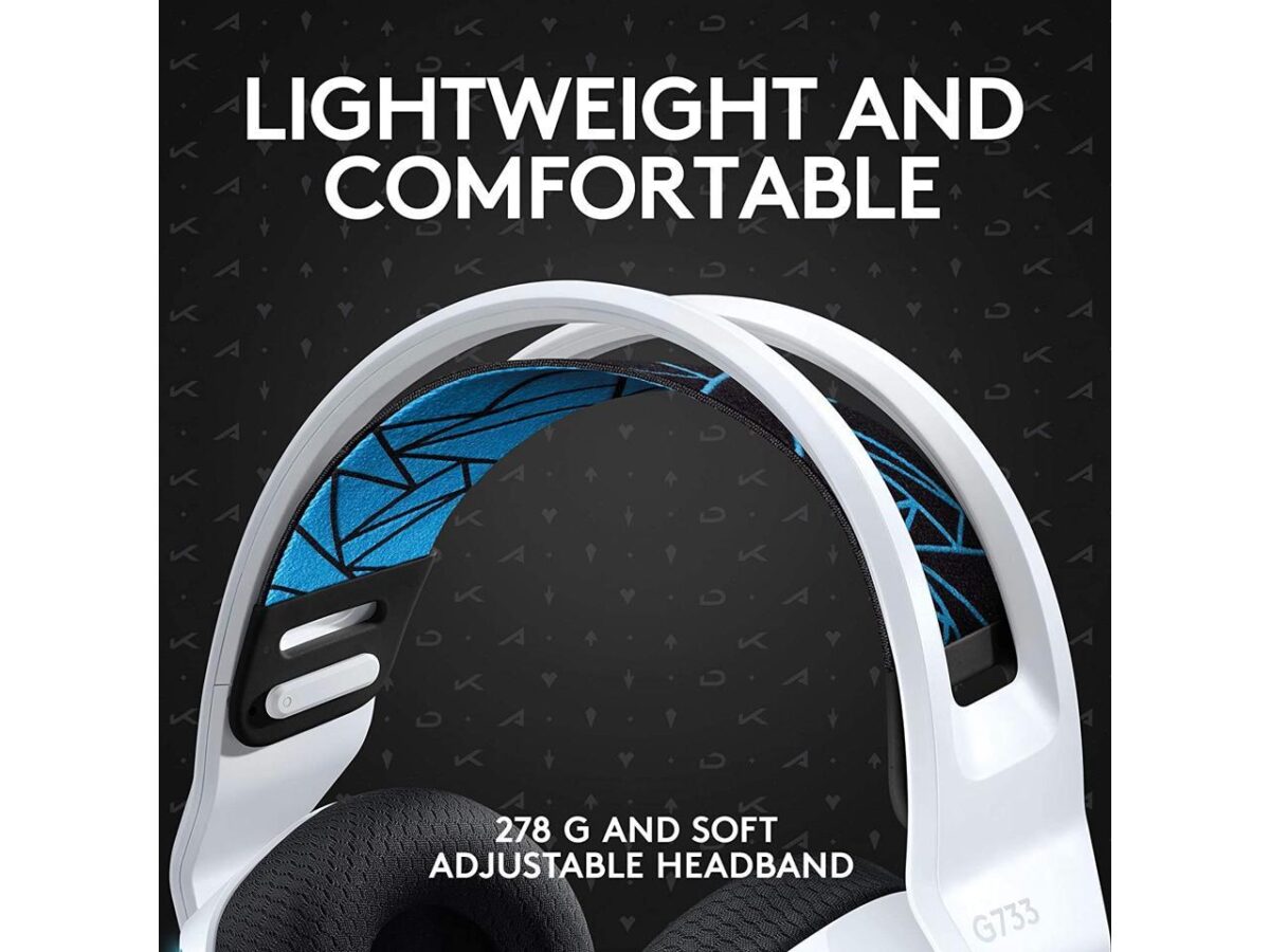 Logitech G733 KDA WHITE RGB WIRELESS HEADSET  "OPENBOX" - Image 4
