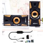 Hotmai HT-09A Portable Multimedia Wired USB 2.0 Speaker