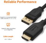 CABLE DisplayPort to HDMI Display Cable 1.8 METER - Image 3