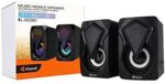 Kisonli L-9090 USB 2.0 Channel Speaker – Black - Image 2